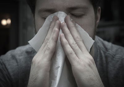 Person With Cold Probably I Don't Know