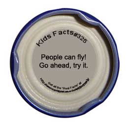 Snapple Fact #321 - People can fly so go ahead and try it