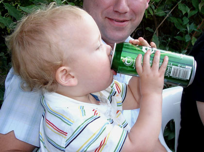 drunk baby is funny